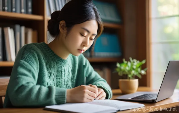 정보기기운용 실기 시험 대비 효과적인 학습 계획 - Focused Study and Initial Challenge**
    A detailed image of a young Japanese woman, in her late 20...
